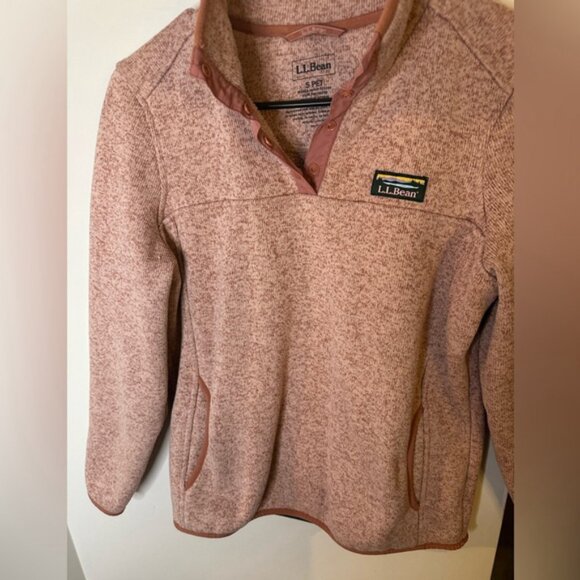 Women's L.L.Bean Sweater Fleece Pullover - Picture 3 of 5